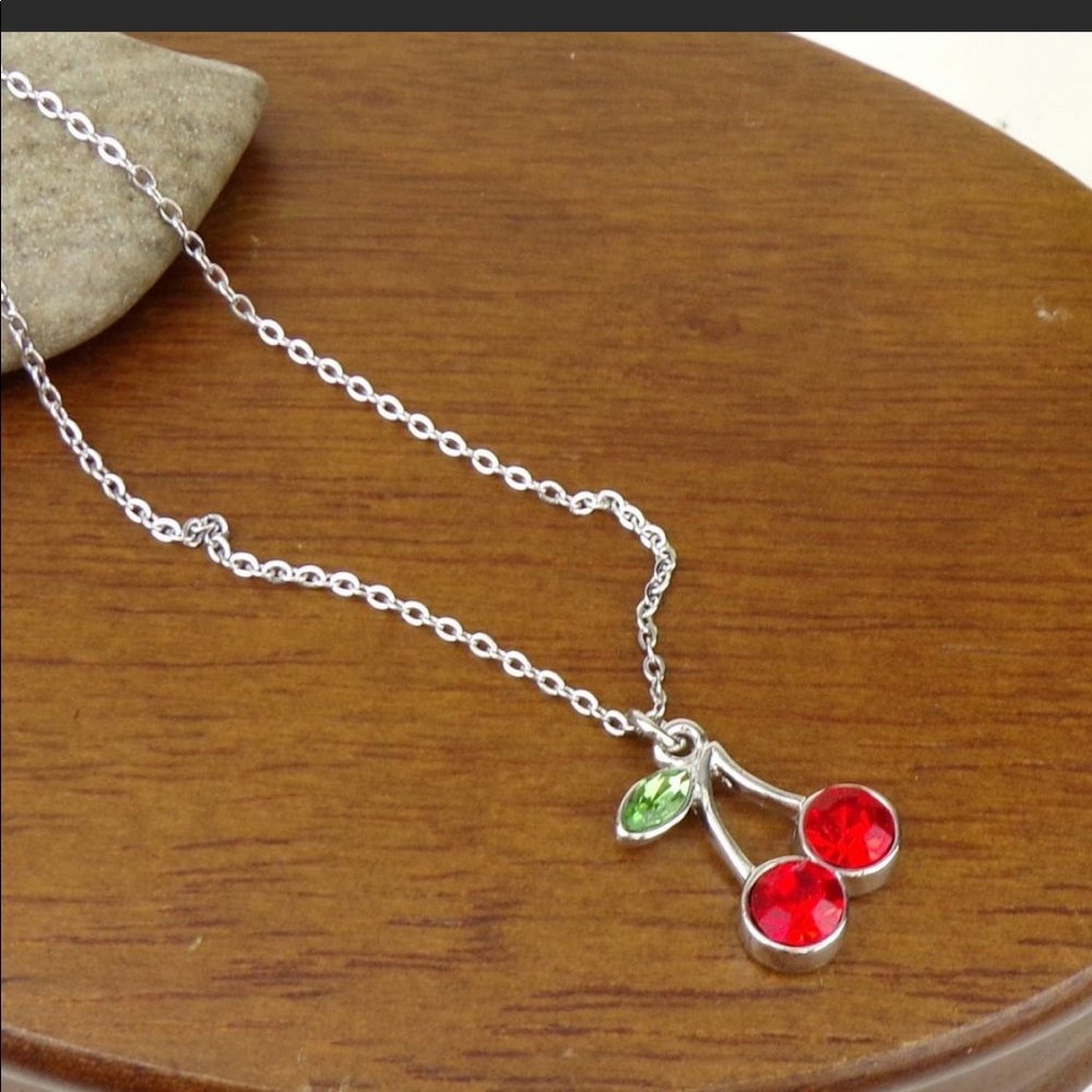 🍒 Cherries Charm Necklace 💎